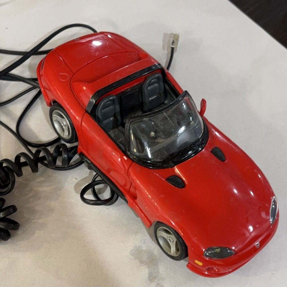 Dodge Viper phone HC09-95 Red Car Shaped Novelty Landline Corded Telephone
